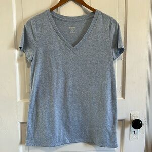Mossimo heather blue v neck